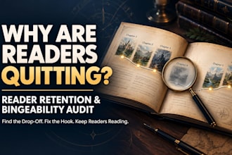 analyze your fantasy or web novel for reader retention and bingeability