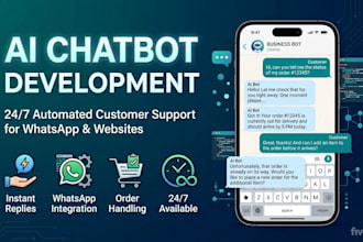 build an ai chatbot for your website or whatsapp