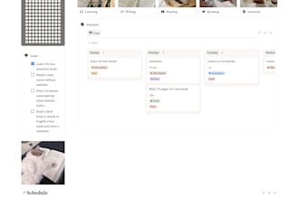 create a custom notion dashboard, workspace, or planner