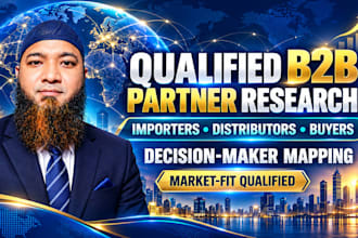 qualify b2b partners and map key decision makers