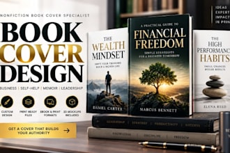 design premium nonfiction book cover business self help memoir personal branding
