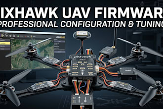 develop pixhawk uav flight controller firmware and drone electronics