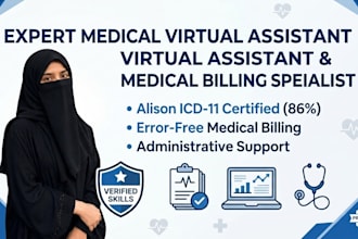 be your expert medical virtual assistant and medical billing specialist