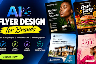 ai flyer design for brand
