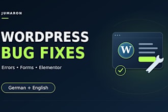 fix wordpress bugs errors and elementor issues