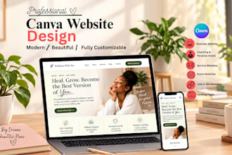 design a stunning canva website
