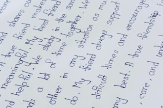 do neat and beautiful handwritten notes