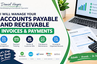 manage your accounts payable and receivable invoices and payments