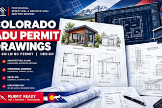 create colorado adu permit drawings for building per