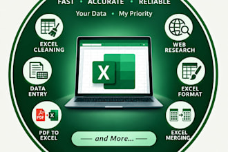 clean, format, merge excel data and data