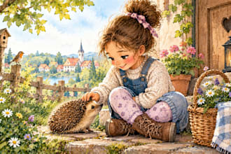 aquarell kinderbuch illustration und geschichtenbuch illustration