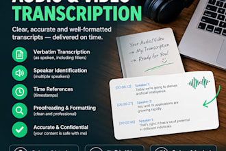 audio and video transcription