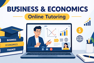 provide online tutoring in business and economics forcollege
