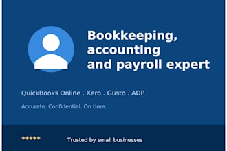 do bookkeeping accounting payroll quickbooks online xero gusto adp wave