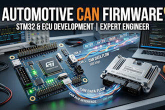 develop and debug can bus automotive systems, ecu communication, diagnostics