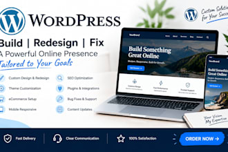 wordpress website design redesign