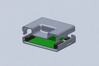 3d cad modeling, plastic enclosure, snap fit, injection molding, product design