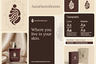 design a professional cosmetics brand identity and logo