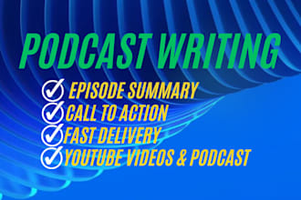 write engaging podcast script
