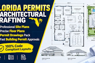 create site plans and floor plans for florida permits