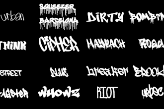 create a custom graffiti tag for your name or word