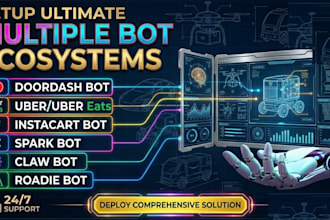 doordash bot uber bot instacart bot spark driver bot batch grab bot roadie bot