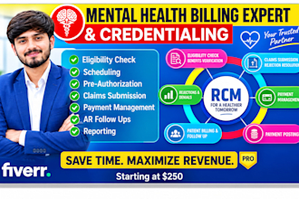 manage medical billing and full provider credentialing