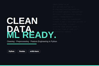 clean, preprocess and make your dataset ml ready in python