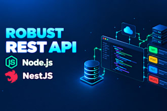 develop a backend rest api with node js, nest js