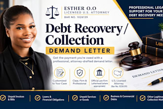 draft a debt collection or debt recovery demand letter