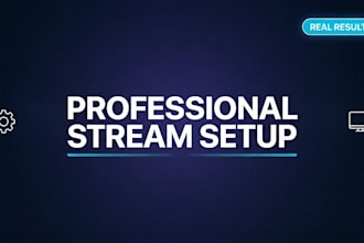 setup and fix obs studio, streamlabs or vmix for your stream
