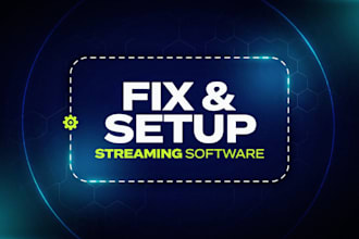 setup and fix obs studio, streamlabs or vmix for your stream