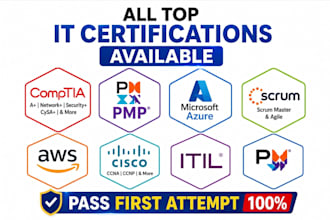 do pmp, comptia, aws,cisco, ccna or all IT certification