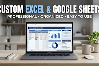create a custom excel spreadsheet or google sheets template