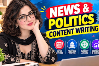write news and political articles