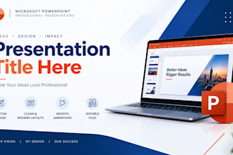 create quick powerpoint presentation or investor pitch desk