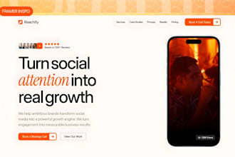 build a converting framer website for your marketing agency, smma website