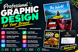 deliver social media post and youtube thumbnail