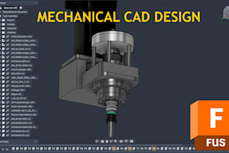 design your mechanical part in fusion 360