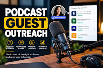 do podcast outreach and podcast booking to grow your guest appearances