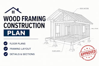 design professional wood framing construction plans
