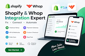 fix whop payment gateway shopify checkout integration API issue whop store setup