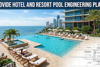 provide rooftop and community pool structural engineering