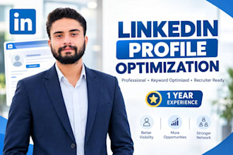 create, optimize and manage linked in profile