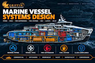 design marine mechanical systems for vessels and yachts