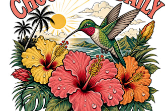 design unique aloha tiki surfing logo for your brand with unlimited revision