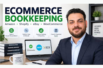 do amazon and shopify bookkeeping with a2x in quickbooks or xero