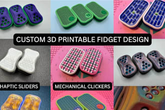 do custom 3d fidget clicker animal toy keychain stl 3mf obj cad for 3d printing