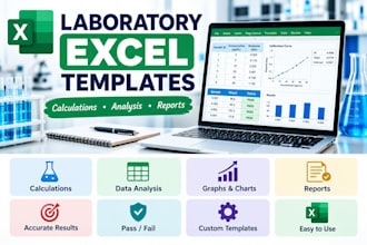 create excel templates for laboratory data analysis