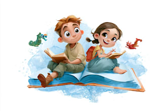 children book illustration, kids book illustration